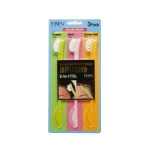 24 Hour Edge Tamer Brushes Nylon - 3 Pack