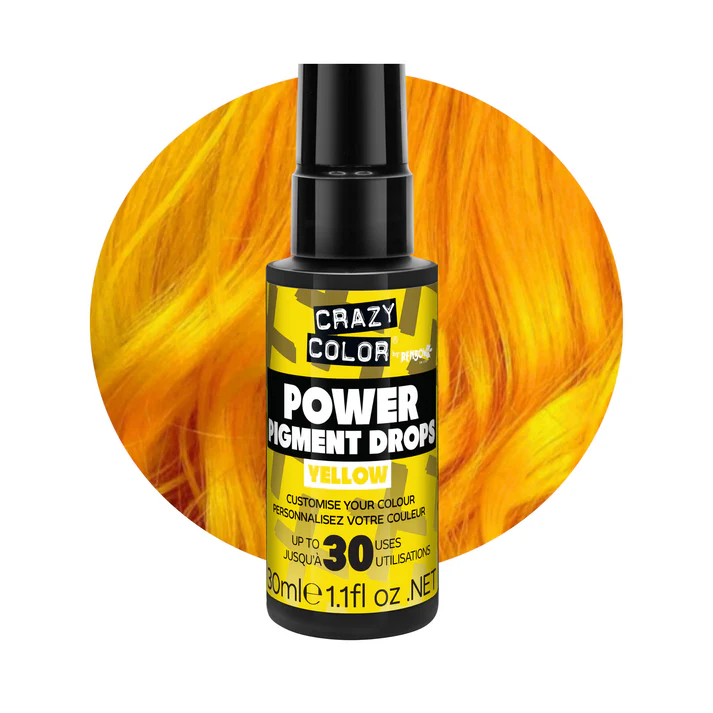 172 Crazy Colour - POWER Pigment Drops Yellow Tone - Image 1