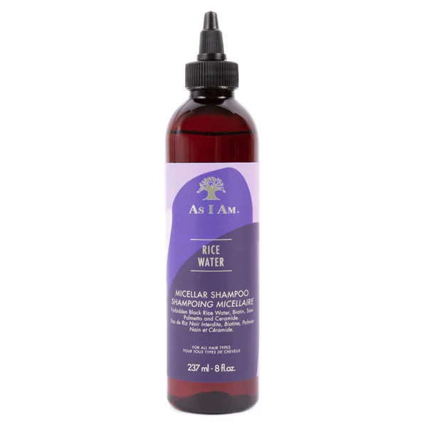 1_c0c62d17-852b-4f3a-a432-5a596edd7b19_grande As I Am Rice Water Micellar Shampoo – 237ml - Image 1