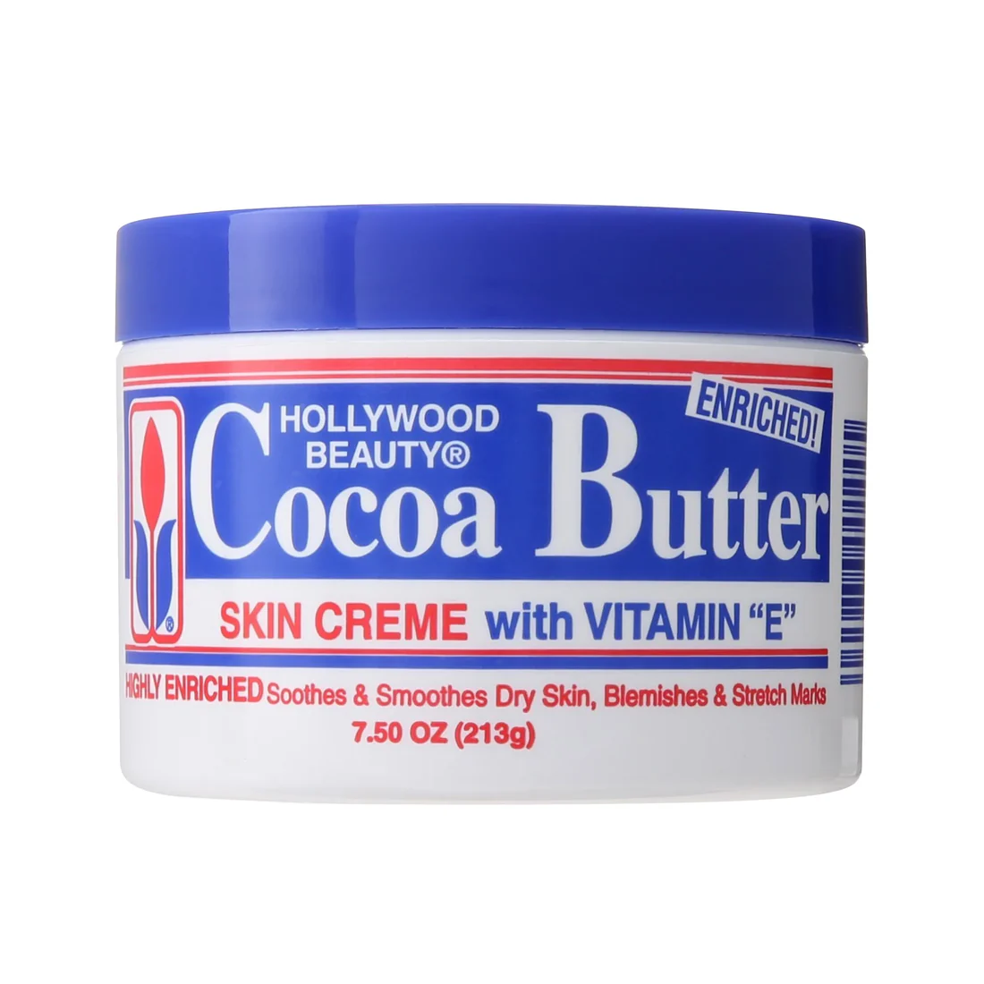45836001005_HB_CoconutButterCreme7_5oz_FRONT_jpg Hollywood Beauty Cocoa Butter Skin Crème with Vitamin E – 213g - Image 1