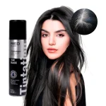 KISS Colors & Care Tintation Temporary Hair Colour Spray – Black (TCS01) - Image 2