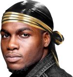 Kashmir - Silky Durag with Wide Band – High Quality Fabric - Image 2