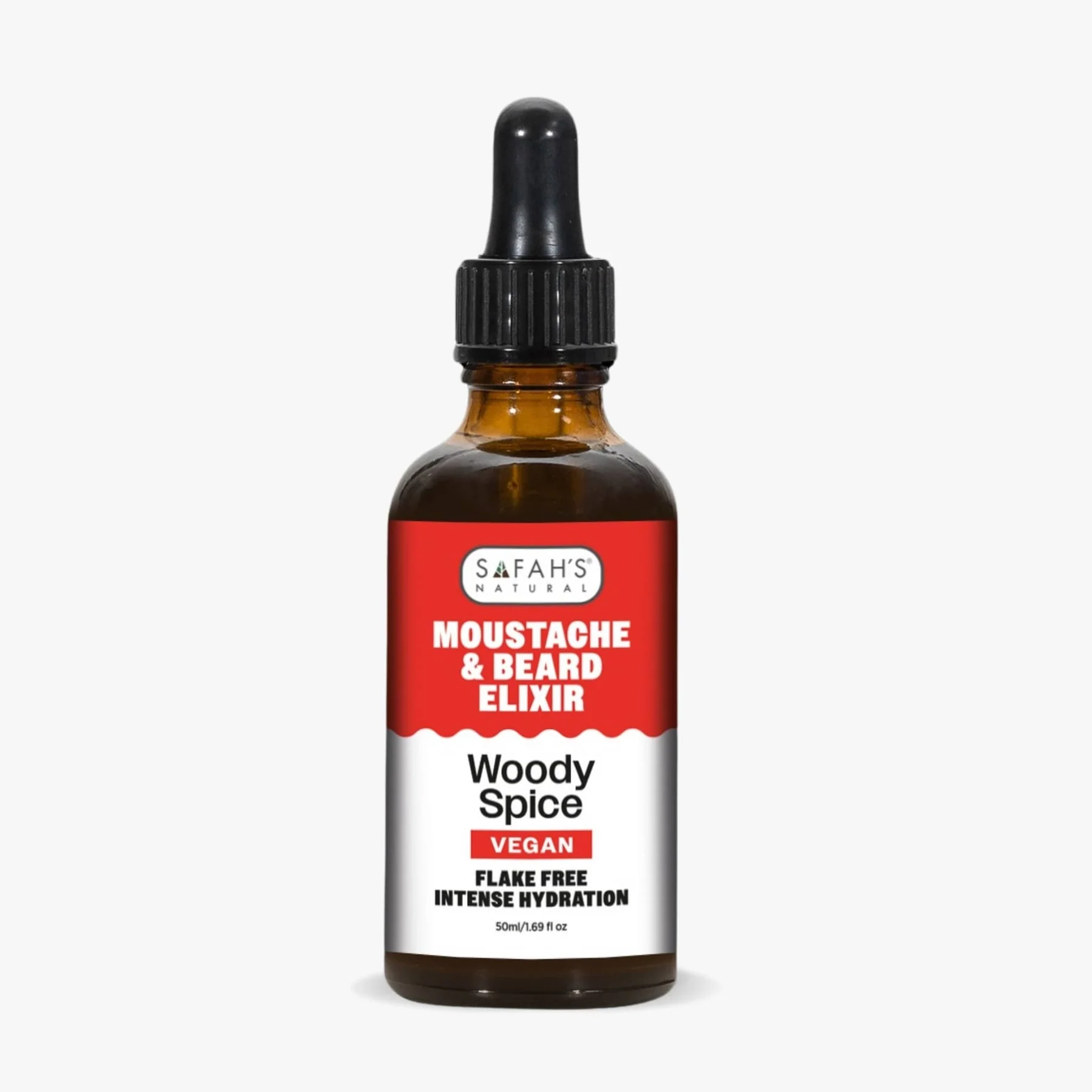 BWS050_s Woody Spice Elixir – 50ml | Beard & Moustache Oil for Growth & Softness With Distinctive Woody Spice Scent - Image 1