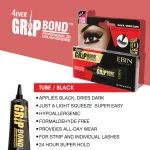 GRIP BOND LASH ADHESIVE - BLACK / TUBE - Image 4
