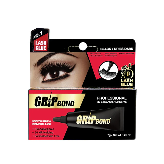 GripBond_Black_Tube-min GRIP BOND LASH ADHESIVE - BLACK / TUBE - Image 1
