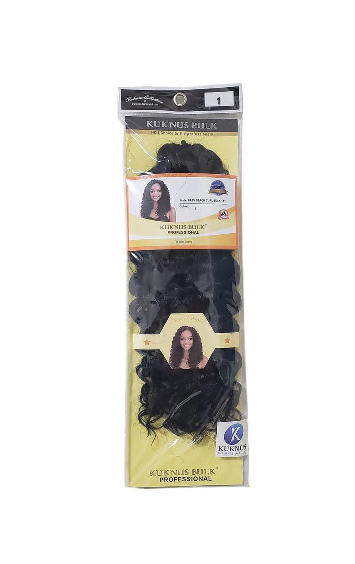 IMG_3374 Kuknus Collection Baby Beach Curl Bulk 14” Colour 1 - Image 1