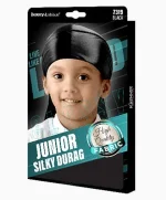 Kashmir - Beauty Ambition Great Quality Junior Satin Silky Durag 7819 Black