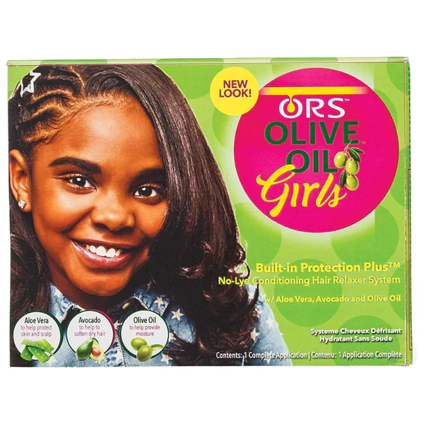 ORS_grande ORS Olive Oil Girls Built-In Protection Plus No-Lye Conditioning Relaxer System - Image 1