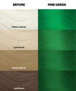 Crazy Color - Pine Green Semi-Permanent Forest Green Hair Dye - Image 2