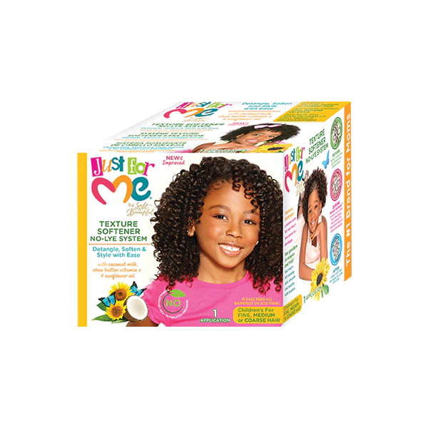 Relaxer_Texture JUST FOR ME KIDS - No-Lye Conditioning Texture Softener KIT - Image 1