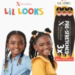 X Pression Syn Lil Looks 3X Pre Stretched Braid