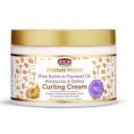 African Pride Moisture Miracle Shea Butter & Flaxseed Oil Curling Cream