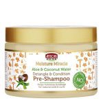 African Pride Moisture Miracle Aloe & Coconut Water Detangle & Condition Pre-Shampoo