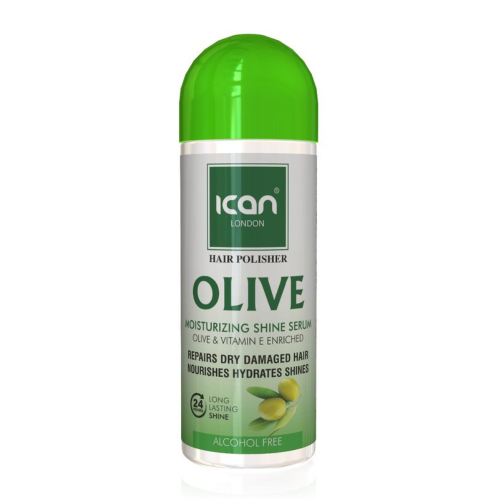 59 iCan London Olive Oil Smoothing Serum – Hair Polisher - Image 1