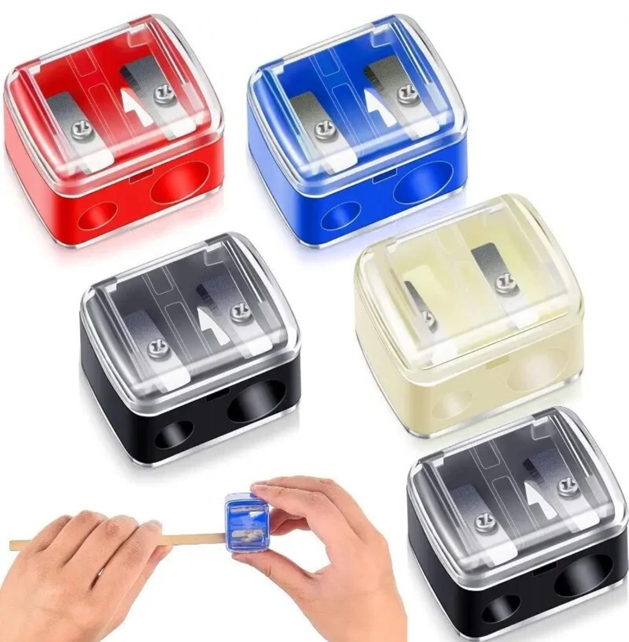 IMG_3965 Dual Hole Cosmetic Pencil Sharpener - Image 1