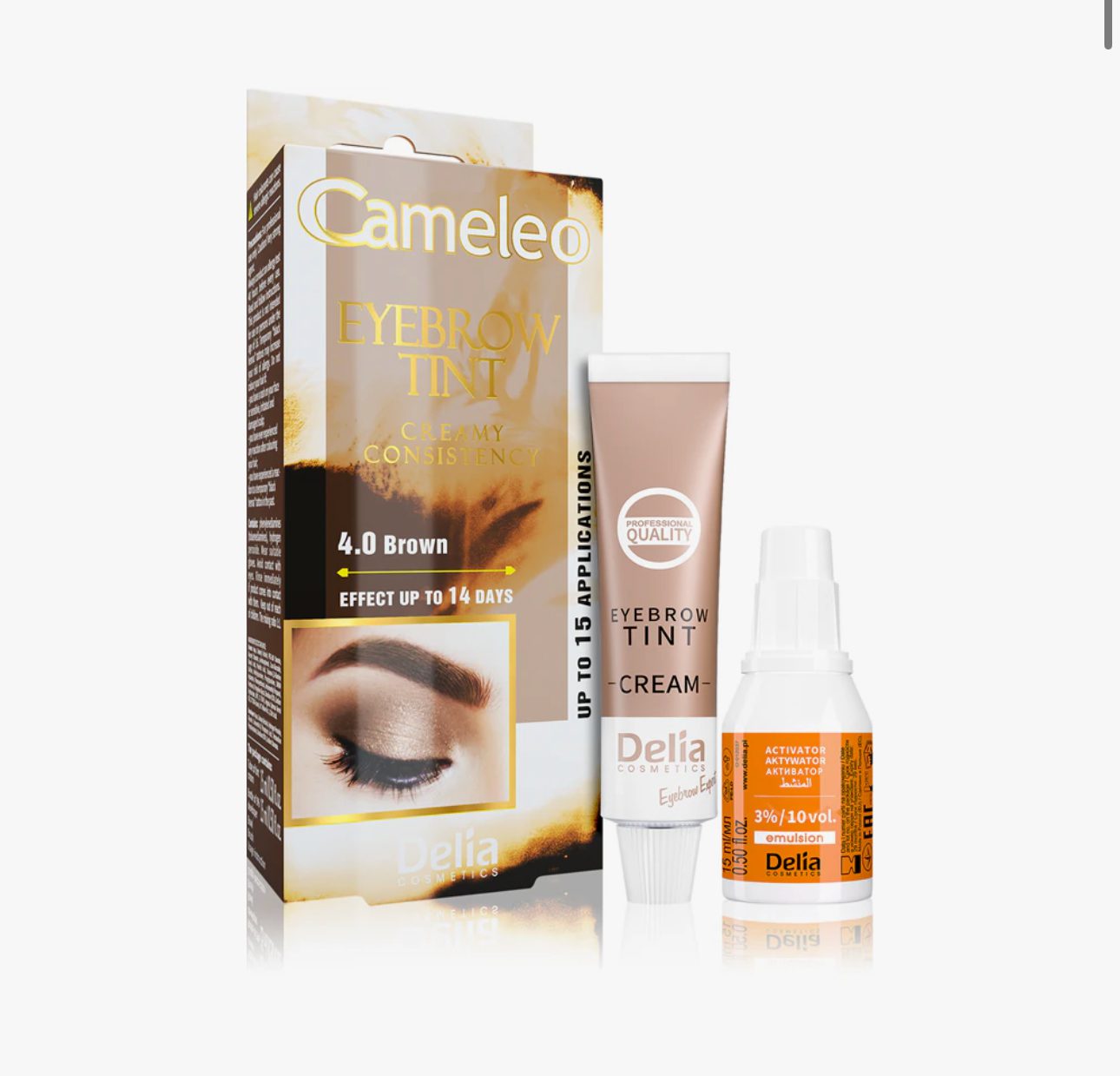 IMG_3999 Delia cosmetics - Cameleo Eyebrow Tint Cream – 4.0 Brown - Image 1