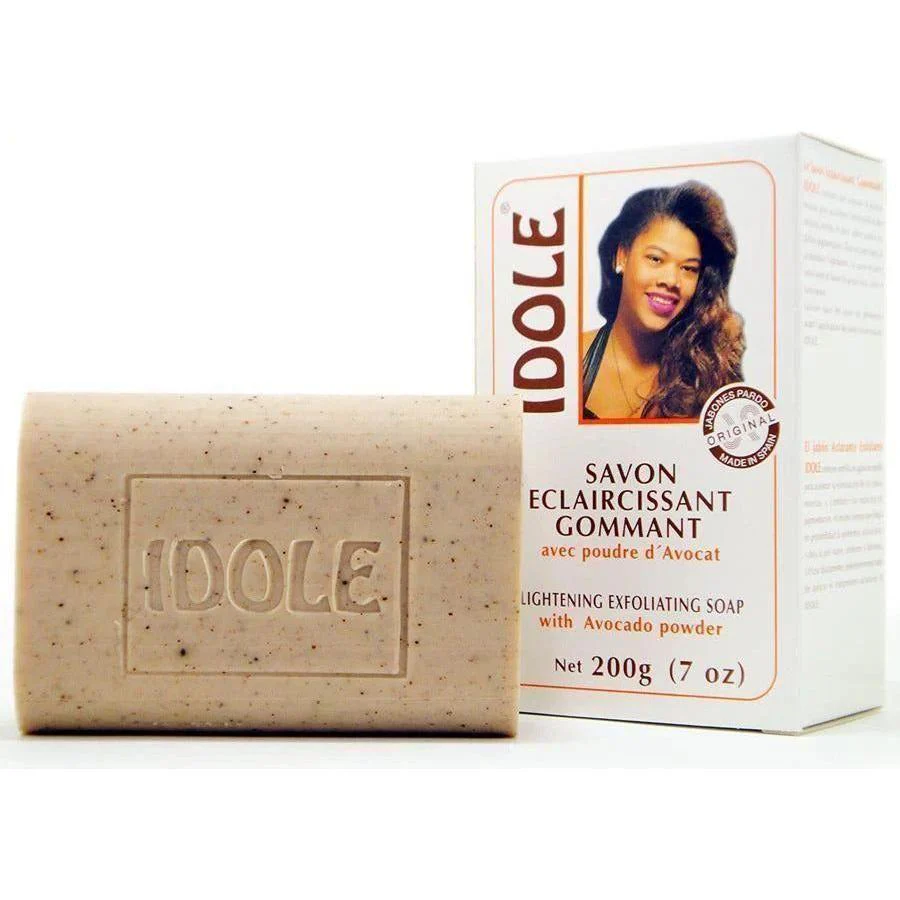 idole-lightening-exfoliating-soap-with-avocado-powder-200g-796220-233224 Idole Beauty Soap – Brightening & Cleansing Bar - Image 1