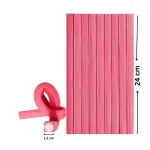 10 Pcs Square Bendy Hair Rollers 1.2cm x 24cm – Heatless Curlers for Easy Waves & Voluminous Curls- 5841 - Image 2