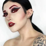 Bloody Red Halloween Contact Lenses - Image 2