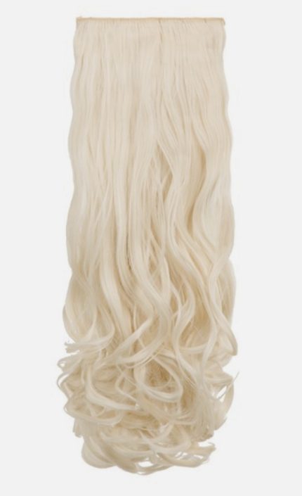 KOKO 8 Piece Clip in Hair Extensions Full Head Hairpiece Curly 18”