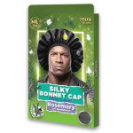 MR Rosemary Oil Infused Men Silky Bonnet Cap Large Black - 7509